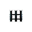 SeaDog 3250331 Triple Threat Three Pole Rod Holder, Black