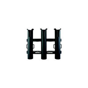 SeaDog 3250331 Triple Threat Three Pole Rod Holder, Black