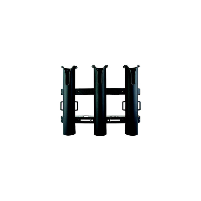 SeaDog 3250331 Triple Threat Three Pole Rod Holder, Black