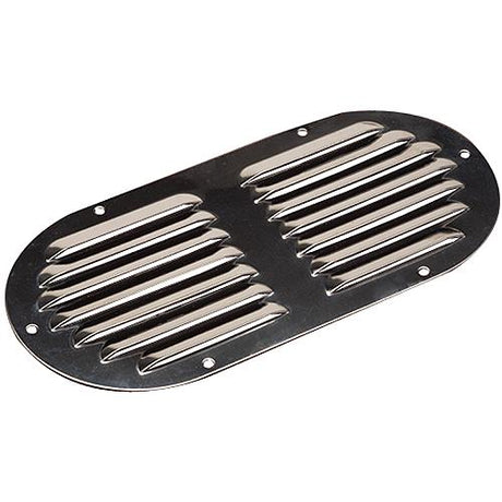Seadog 3314051 Oval Louvered Vent, Stainless Steel
