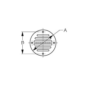 Sea-Dog 331600 Drain Cover, 3-1/4"
