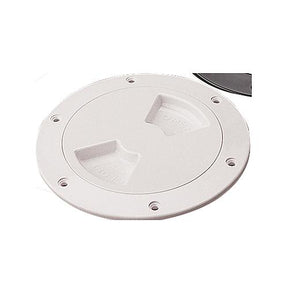 Seadog 3361521 Smooth Finish Quarter-Turn Deck Plate, White