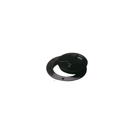 Seadog 3361551 Smooth Finish Quarter-Turn Deck Plate, Black