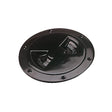 Sea-Dog 3371451 Screw Out Deck Plate, 4" Black