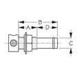 Straight Gas Tank Vent, Stainless