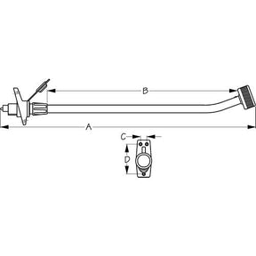 Sea-Dog 400015 LED Removable All Around Light, 18"