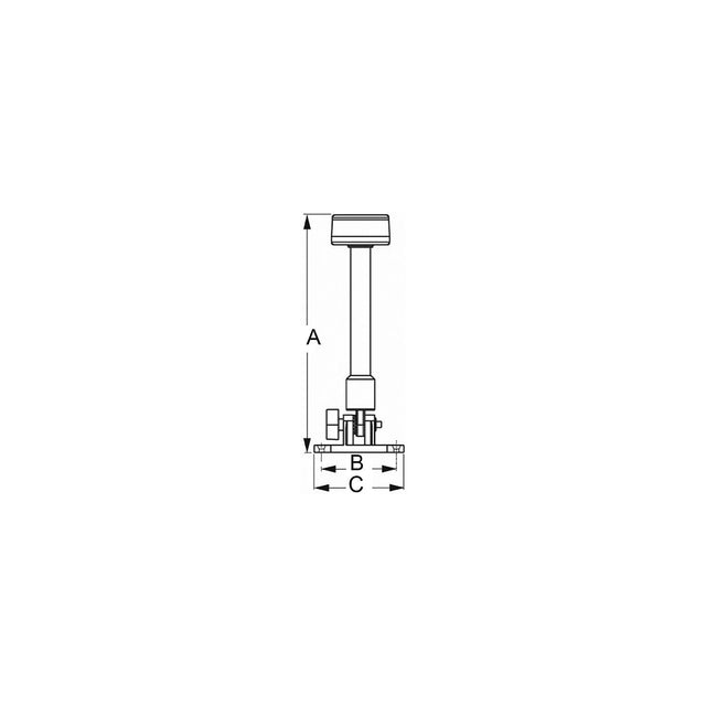 LED Fold Down All Around Pontoon Light, 9″