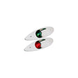 SeaDog 400180 Flush Mount Port &amp; Starboard Side Lights, Stainless, 1 pr.