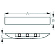 Sea-Dog Deluxe LED Courtesy Light, Down Lighting, Blue