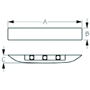 Sea-Dog Deluxe LED Courtesy Light, Down Lighting, Blue