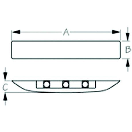 Sea-Dog Deluxe LED Courtesy Light, Down Lighting, Blue
