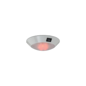 SeaDog 401757 Plastic 5 Red &amp; 15 White LED Day &amp; Night 12V Dome Light - #8 Fastener - White Finish