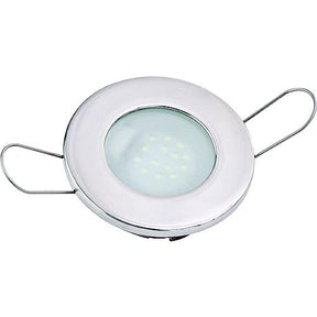 Sea-Dog 404330 LED Spring Mount 12V Overhead Light, Stainless Bezel w/Clear Lens