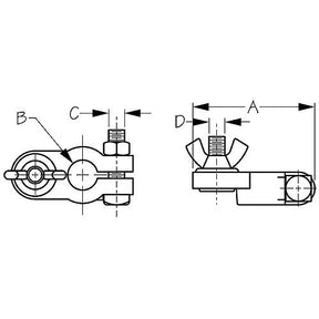 Sea-Dog 415211 Battery Terminal, Negative