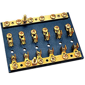 Bakelite Fuse/Terminal Block - 6 Gang