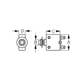 Seadog 4208101 Thermal Circuit Breaker - 10 A