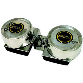 SeaDog 431125 Max Blast Twin Mini 6 Amp 12V Compact Horn - Stamped 304 Stainless Cover