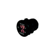SeaDog 421625 Round Digital 4 to 30 Voltage &amp; 10 Amp Meter - Injected Molded Nylon
