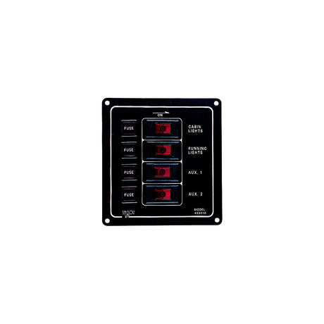 4 Switch Illiminated Switch Panel, Vertical