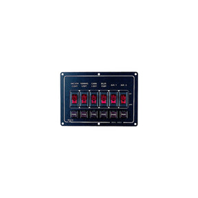 SeaDog 422210 Illuminated Horizontal 6 Switch Panel