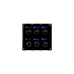 Seadog 424636-1 Water Resistant Toggle Switch Panel w/6 Switches