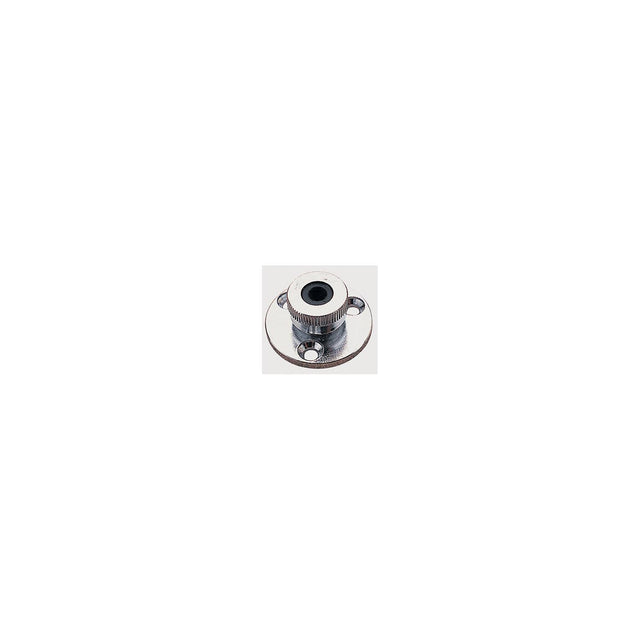 Chrome Brass Cable Outlet, 1/4"