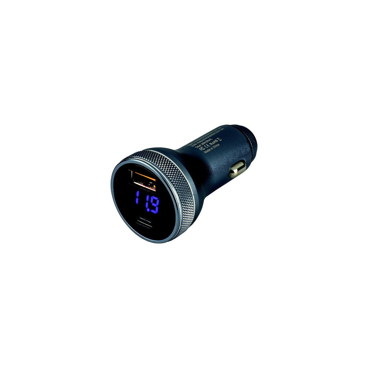 Seadog XXX USB 3.0 &amp; USB-C Power Plug w/Volt Meter