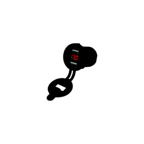 Seadog 4265171 Double USB Socket/Voltmeter w/Hidden Display