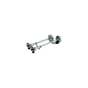 SeaDog 431520 Maxblast 10 Amp 123 DB 12V Dual 18-1/4" Trumpet Horn - Stainless &amp; Molded Motor Housing