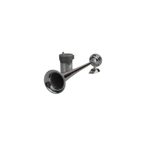 SeaDog 432510 Maxblast 20 Amp 120 DB 12V 11 PSI Single 17″ Trumpet Air Horn - Chrome Plated Brass
