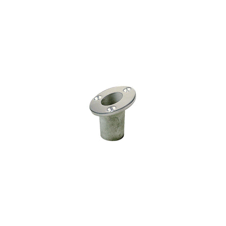 SeaDog 491713 Flush Mount 25 Degree Flag Pole Socket - #12 Fastener - Investment Cast 316 Stainless