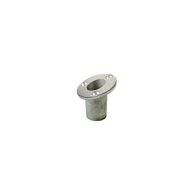 SeaDog 491713 Flush Mount 25 Degree Flag Pole Socket - #12 Fastener - Investment Cast 316 Stainless