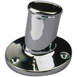 SeaDog 492213 Flagpole 10 Degree Socket - #10 Fastener - Sand Cast Brass Chrome Plated