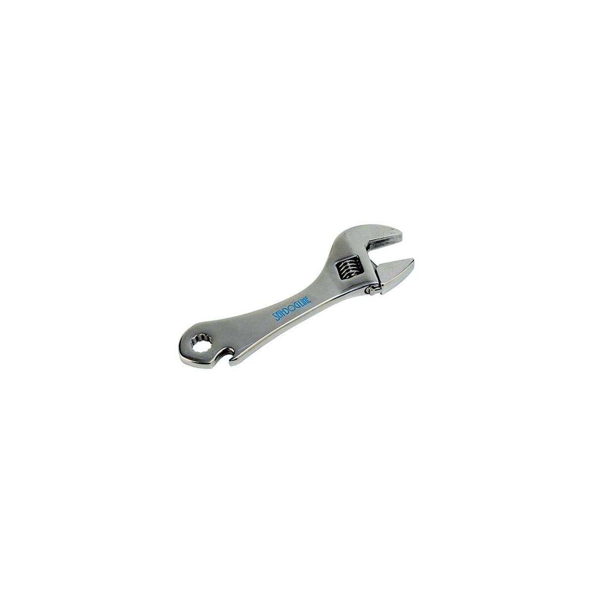 SeaDog 563255 Cast 17-4ph Grade Stainless Adjustable Wrench - Includes 1/4″ Hex Head & Bottle Opener
