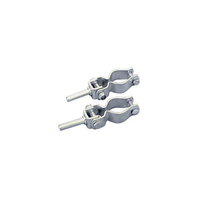 Heavy Duty Zinc Plated Steel Clamp-On Oar Lock, Pair, 1/2″ Shaft