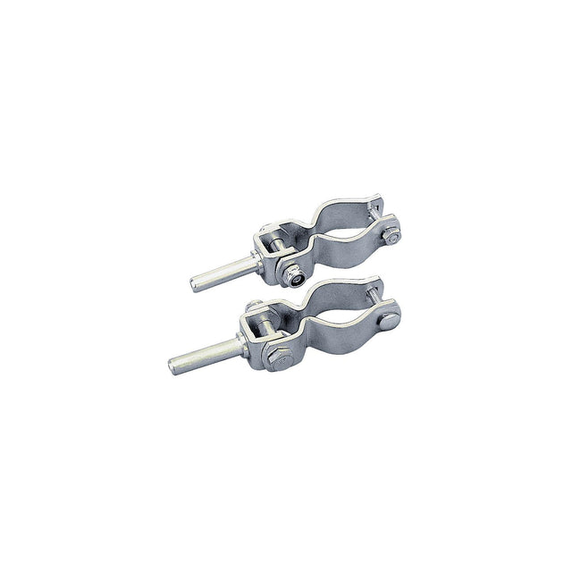 Heavy Duty Zinc Plated Steel Clamp-On Oar Lock, Pair, 1/2″ Shaft
