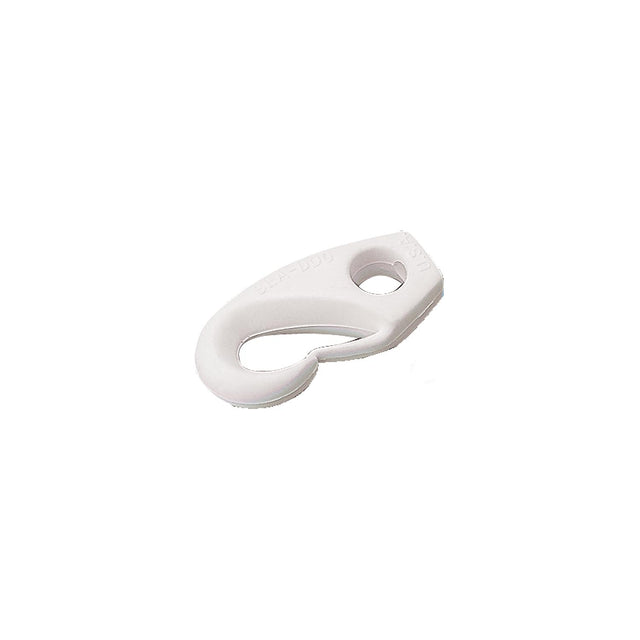 1/4" Nylon Shock Cord Clip, White, Pair