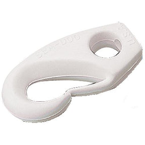 3/8" Nylon Shock Cord Clip, White, Bulk