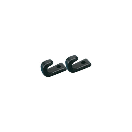 LASHING HOOK 1-HOLE BLK 5PK