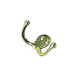 Sea-Dog 671515 Double Coat Hook - Brass