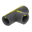 Frost King 5TEE1H Tee Pipe Insulation, 1 in Dia, Polyethylene Foam, 3/4, 1 in Pipe