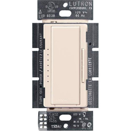 Lutron Maestro Light Almond 150 W 3-Way Dimmer Switch 1 pk