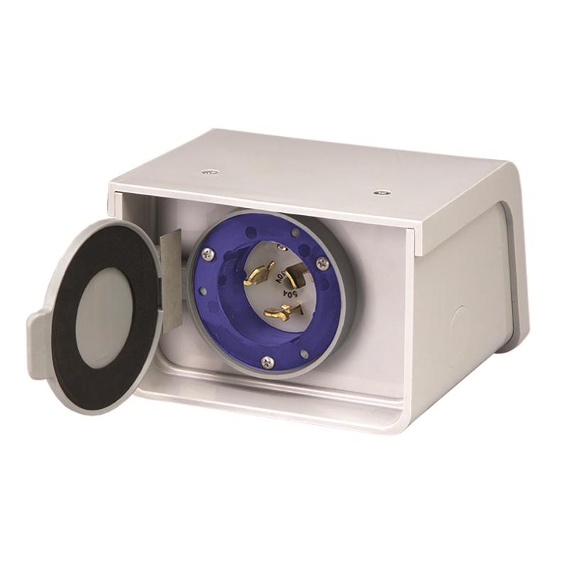 Reliance Controls PB Series 50 amps 120/240 V 1 space 1 circuits Surface Mount Power Inlet Box