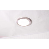 Feit EDGELIT 1.1 in. H X 15 in. W X 15 in. L Nickel Silver LED Flat Panel Light Fixture