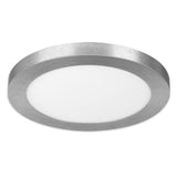 Feit EDGELIT 1.1 in. H X 11.2 in. W X 11.2 in. L Nickel Silver LED Flat Panel Light Fixture
