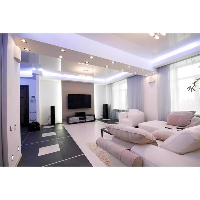 Feit EDGELIT 1.1 in. H X 11.2 in. W X 11.2 in. L Nickel Silver LED Flat Panel Light Fixture