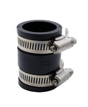 Fernco P1056-100 Flexible Coupling, 1 in, PVC, SCH 40 Schedule, 4.3 psi Pressure