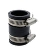 Fernco P1056-100 Flexible Coupling, 1 in, PVC, SCH 40 Schedule, 4.3 psi Pressure
