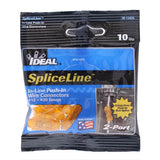 Ideal Industries Spliceline 42 Insulated Wire Butt Splice Orange 10 pk