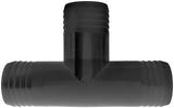 Green Leaf T34P Hose Adapter Tee, 3/4 in, Hose Barb, Polypropylene, Black, Pack of 5